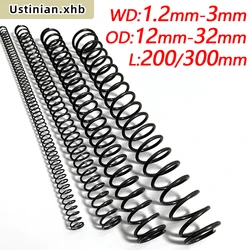 와이어 직경: 1.2-3.0mm, 스프링 강철 나선형 코일 로터 압축 스프링, 외경: 12-32mm, 길이: 200/300mm 맞춤형