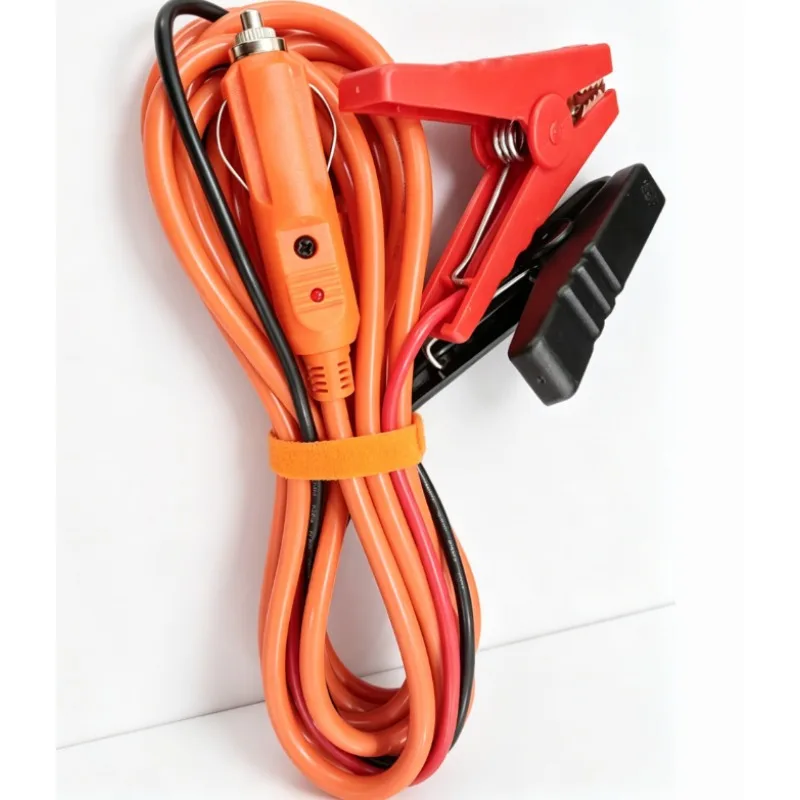 車用バッテリー充電ケーブル-14awg-シガーソケットプラグ-ワニ口クリップ-車用バッテリー充電ケーブル-35m