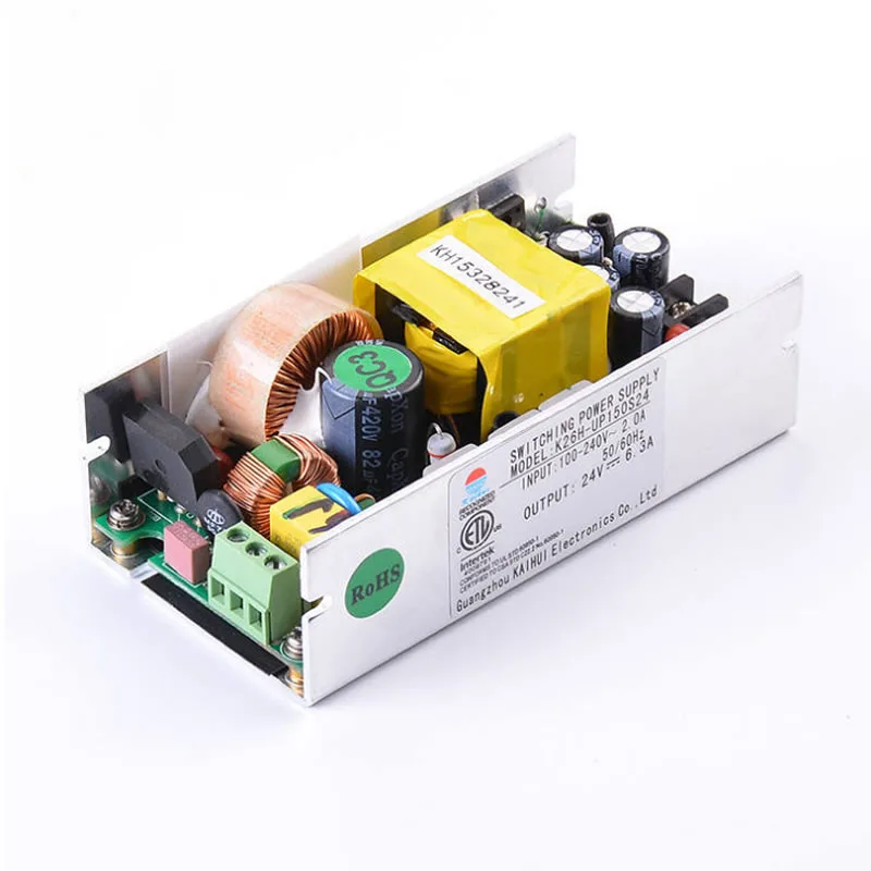 

115*60*35mm Open Frame High Precision 150W 30V 5A Single Output Switch Regulated DC Power Supply