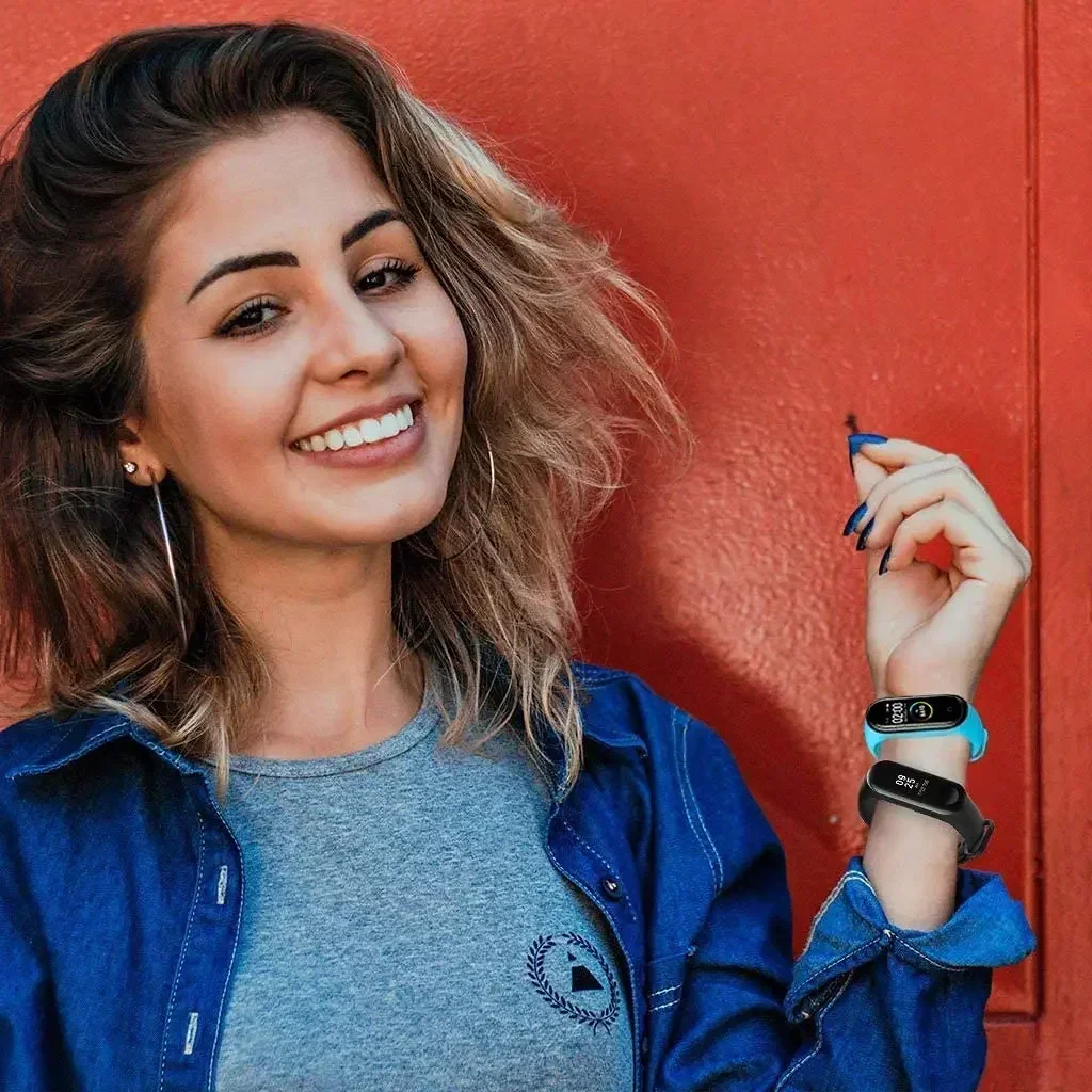 حزام ساعة اليد ل Xiaomi Mi Band 7 6 5 4 3 معصمه سيليكون سوار أحزمة المعصم correa Mi Band 6 7 5 4 Smartwatch اكسسوارات