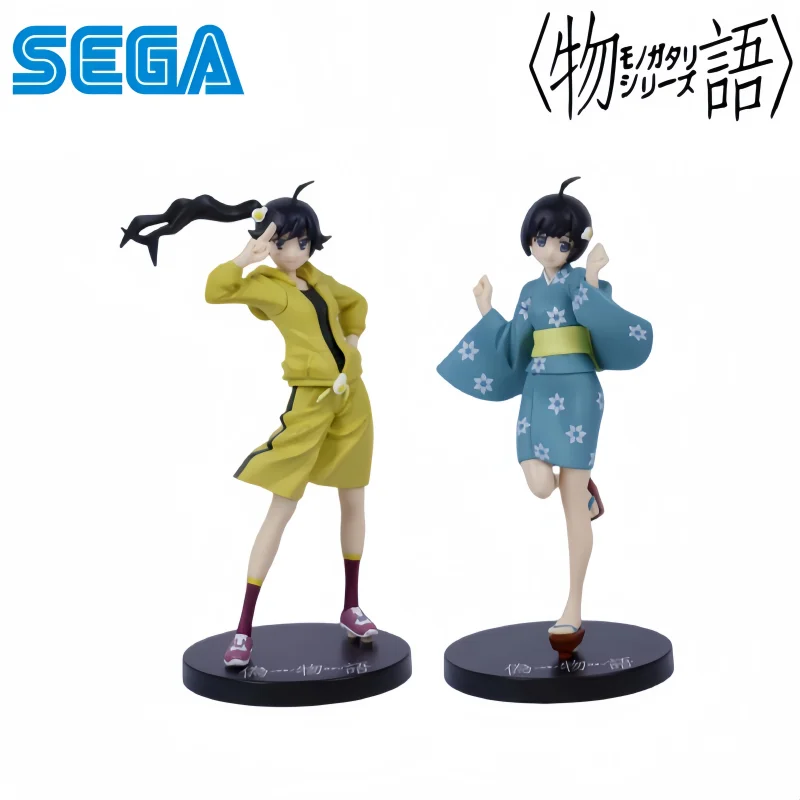 Image of Sega Auf Lager Originalverpackung Garagekit Modell Monogatari Serie Karen Araragi Tsukihi Araragi Anime-Charaktere Sammelfigur