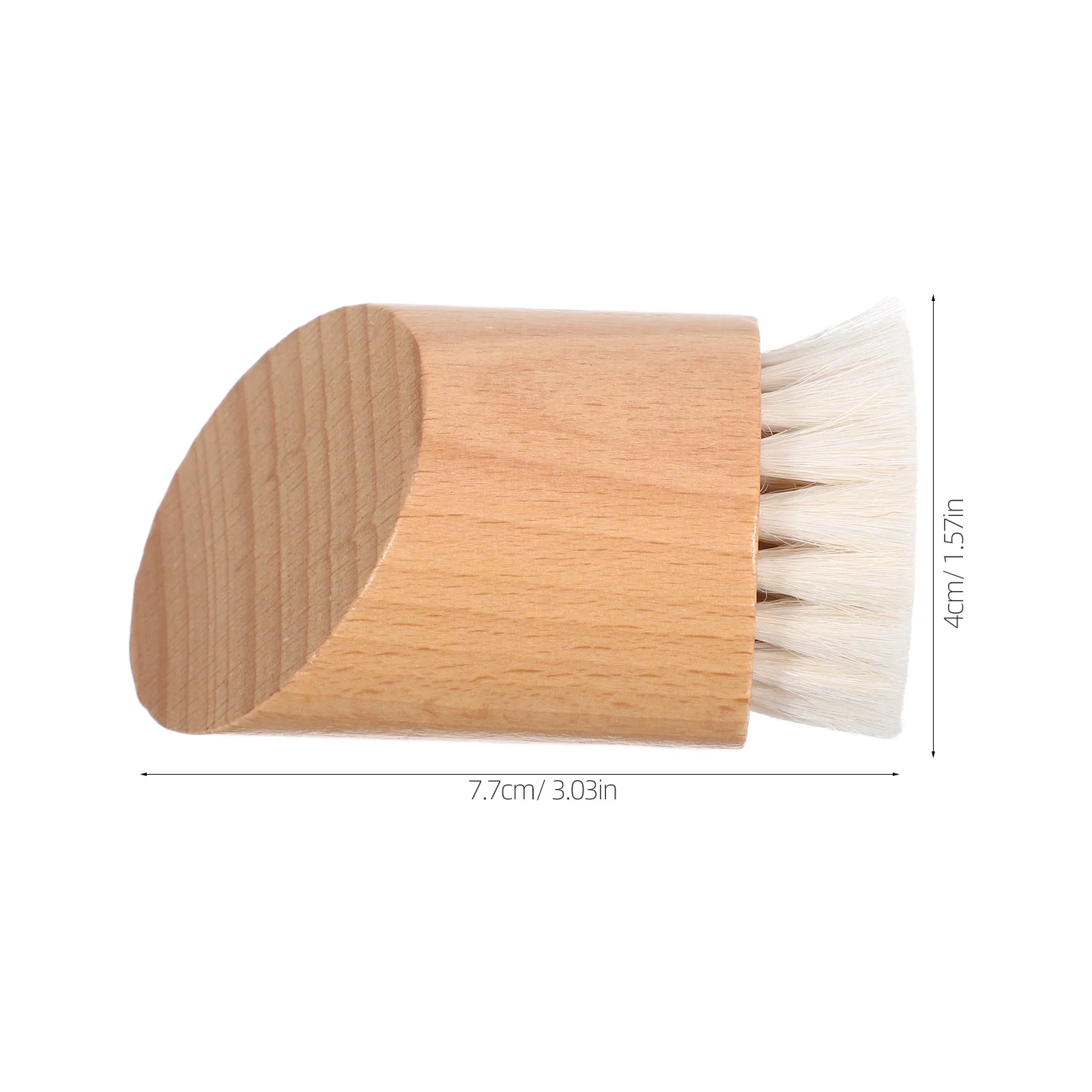 Gesichtsreinigungsbürste, natürlicher Holzgriff, Ziegenhaarborsten, sanftes Peeling, Tiefenreinigung der Poren, Entfernung von Mitessern, Reisen