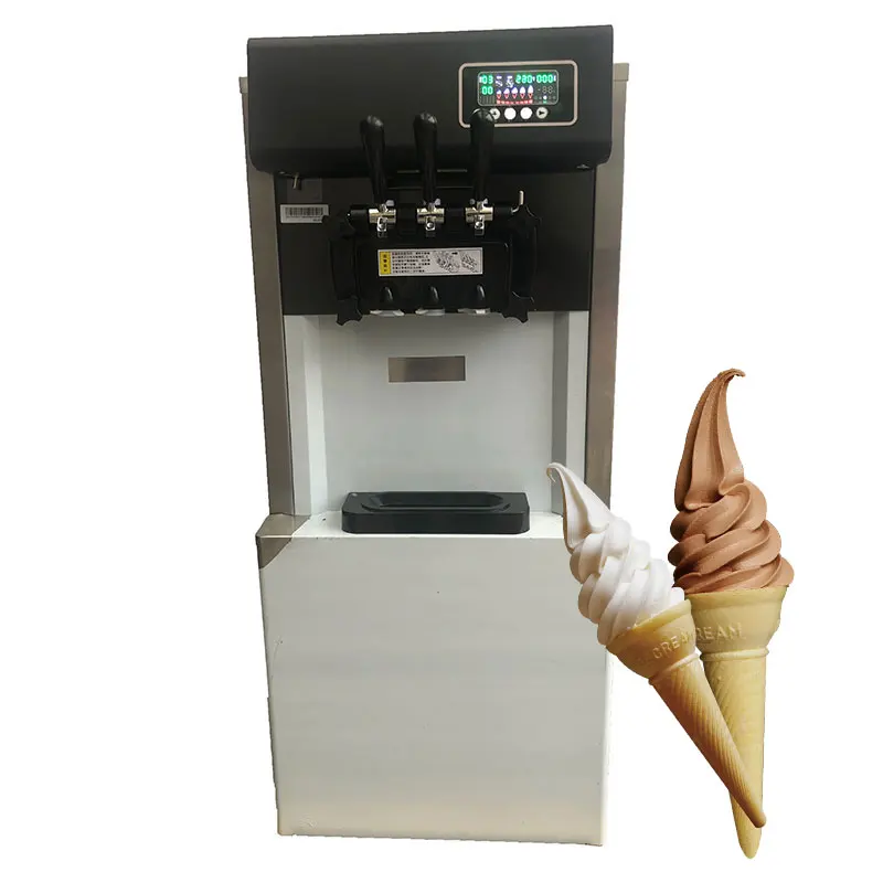Image 6: Machine à glace molle industrielle, congélateur discontinu avec compresseur, machine à glace commerciale pour usine