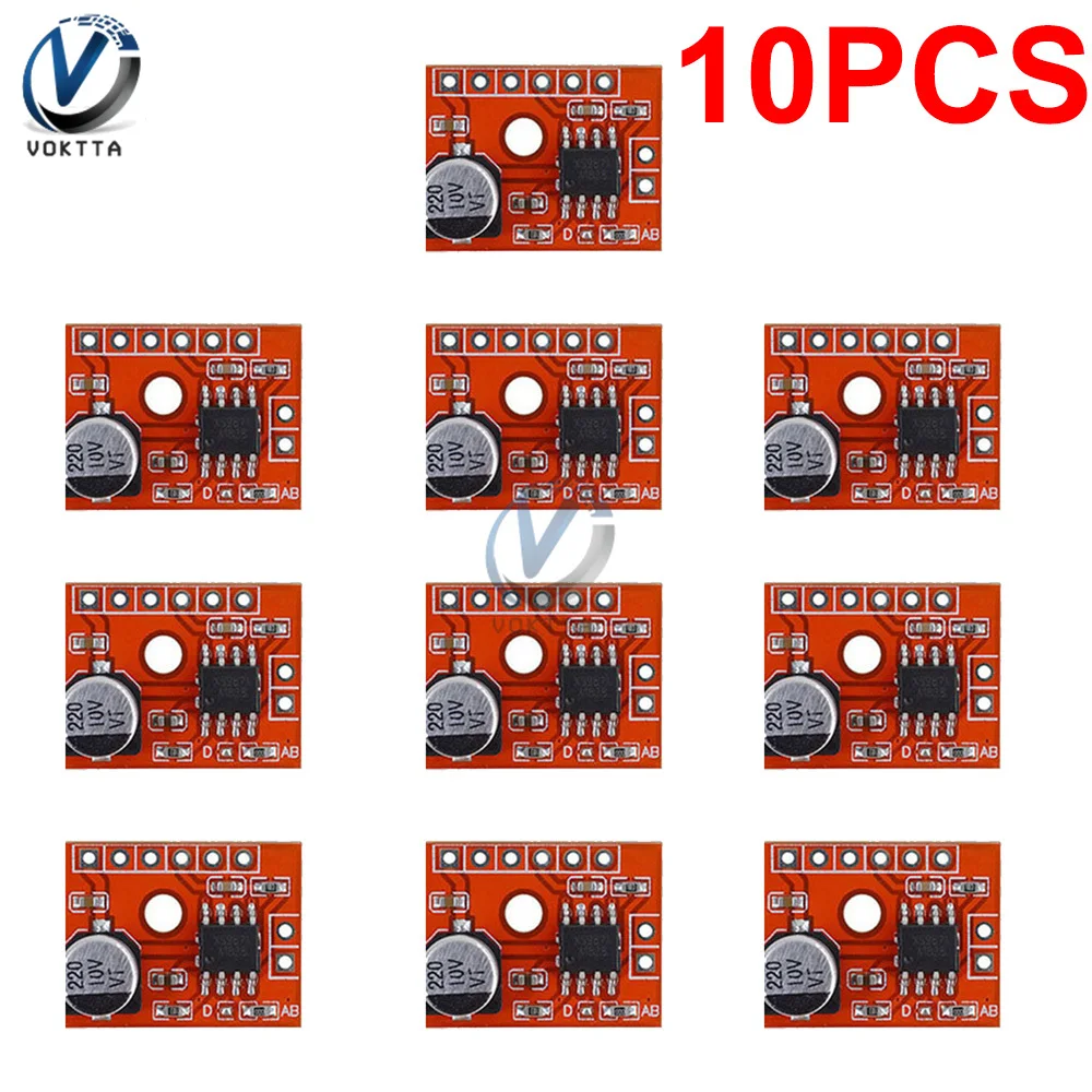 1/5/10pcs Xs9871 Mini Ab Module Digitale Power Versterker Board DC 2.5v-5v Mono 5w Audio Power Versterker Zonder Soldered Pins