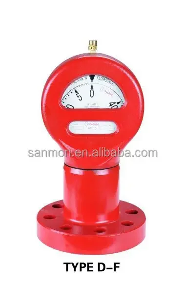 Standard API Certification D Type F  Mud Pump Oilfield Equipment Pressure Gauge