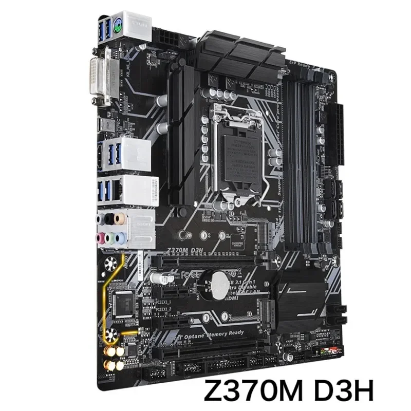 สําหรับ Gigabyte Z370M D3H เมนบอร์ดเดสก์ท็อป 64GB LGA 1151 DDR4 Micro ATX Z370 Mainboard 100% ทดสอบ OK ทํางานอย่างเต็มที่จัดส่งฟรี