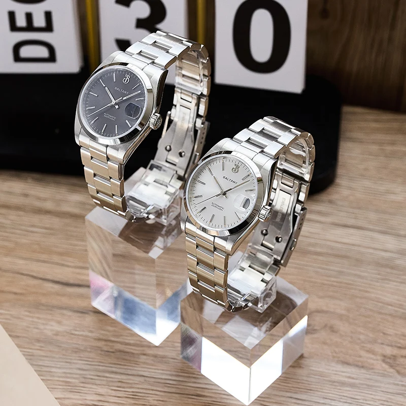Baltany 36mm Perpetual Date Watch S4095 Sunray Dial 100M