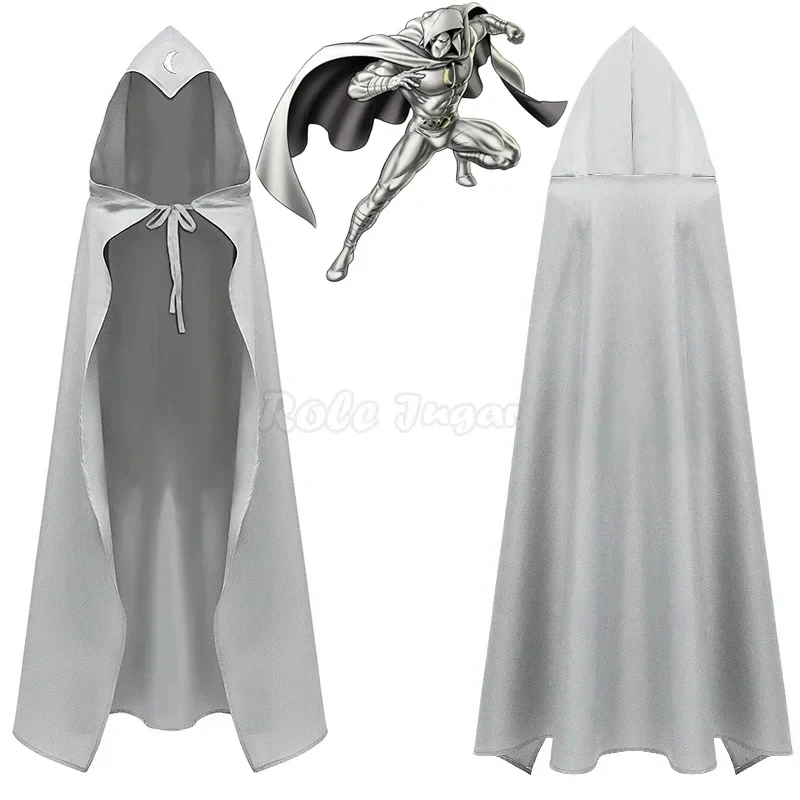 

ABC1231pcs Movie Cosplay Costume Adult Kids Superhero Marc Spector Cape Cloak Halloween Carnival Party Role Pls,3'f.5;j.8