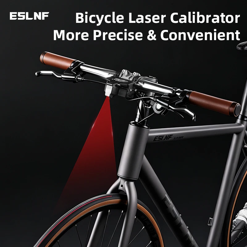 ESLNF Bike Saddle Calibrator Bicycle Handlebar Aligner Seat Center Adjuster Measurement Aligning Indicator Tool