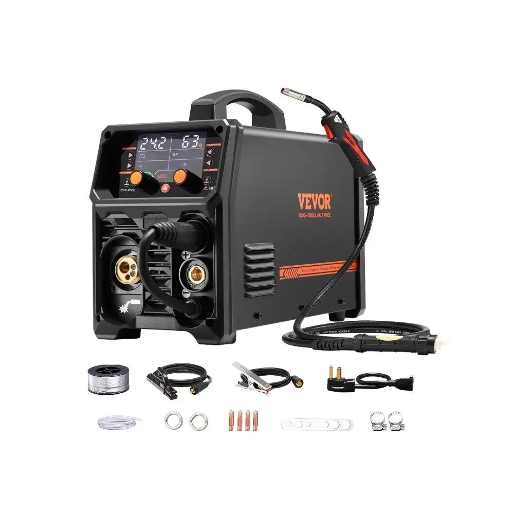 

250A Pulse MIG Welder 5in1 Synergic Welding Machine Multifunctional Inverter Welder for Home and Professional Use