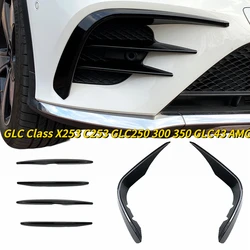For Mercedes Benz GLC Class X253 C253 GLC250 GLC300 GLC350 GLC43 AMG  Air Knife Front Fog Lamp Cover Grille Slats 2015-2019