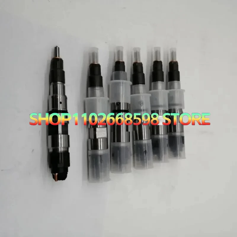 For DOOSAN DL06 Injector 65.10401-7004 for DX140 DX225 Excavator Engine Fuel Injector 0445120080 65.10401-7004A