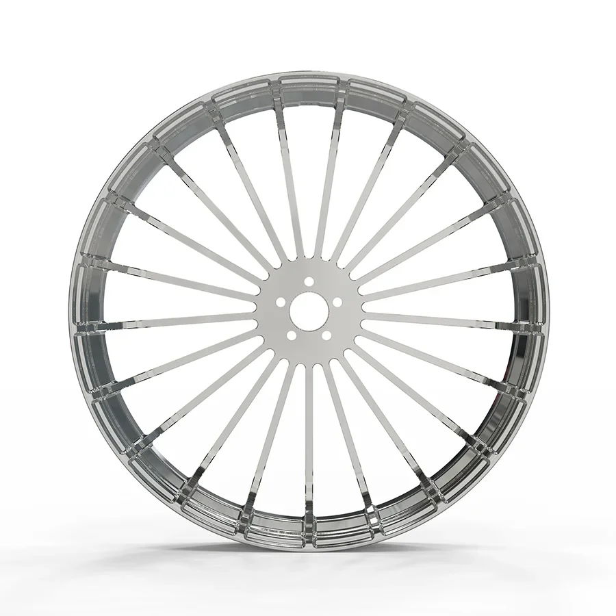 

Forged Aluminum Wheels Custom Chrome Plated Style to Fit the 08 Rear Harley Motorcycle Front Wheels