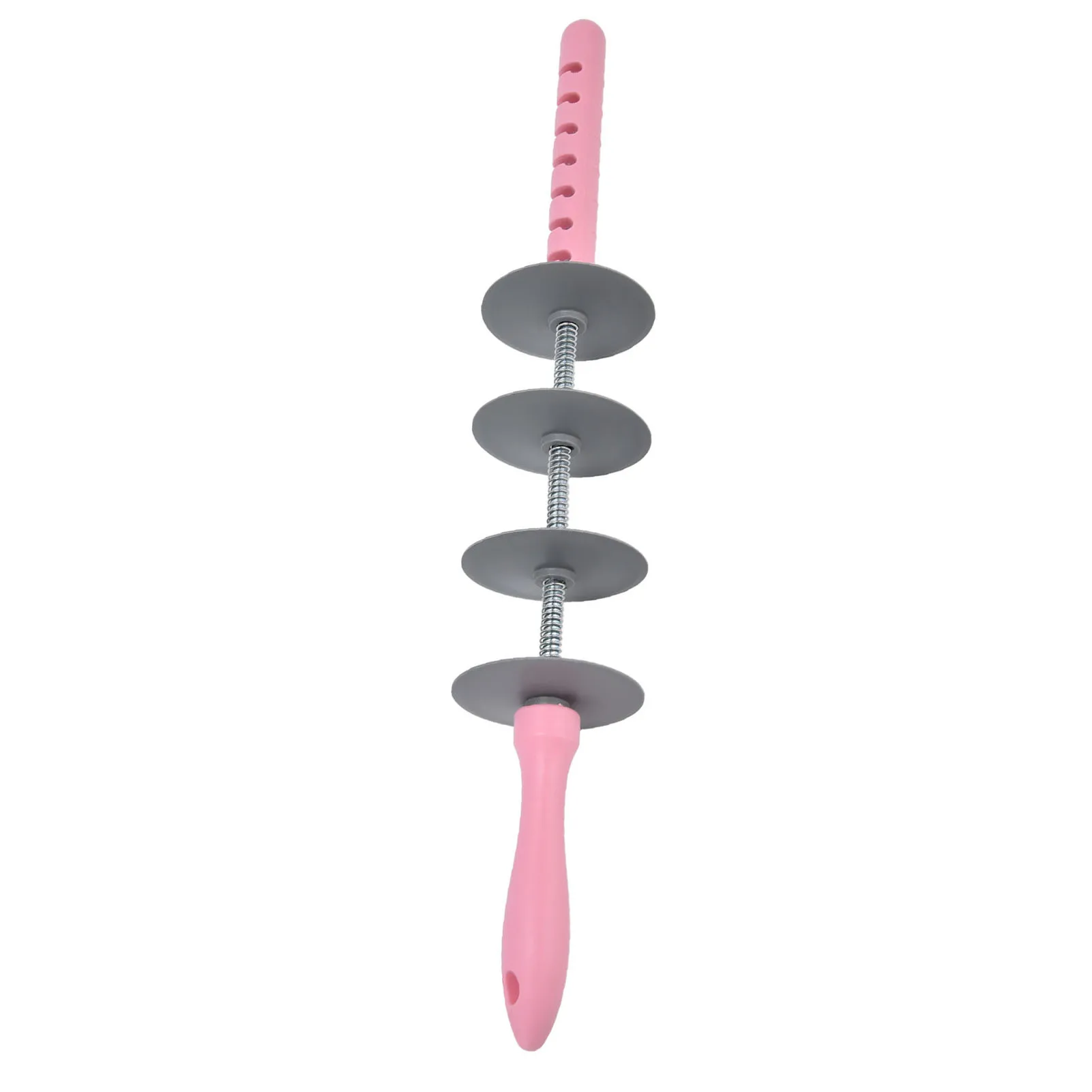 Rolling Pin Multifunctional Dough Roller 7 Level Adjustable Blade Rolling Pin Baking Supplies Kitchen Utensils Grey Pink