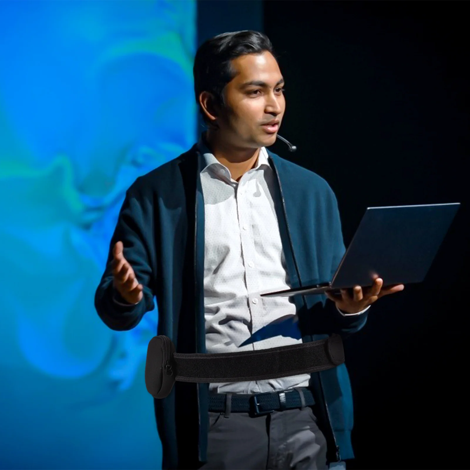 

1Pcs Microphone Pouch Waterproof Material Mic Waist Bag for Headset Transmitter Protection Easy for Performance