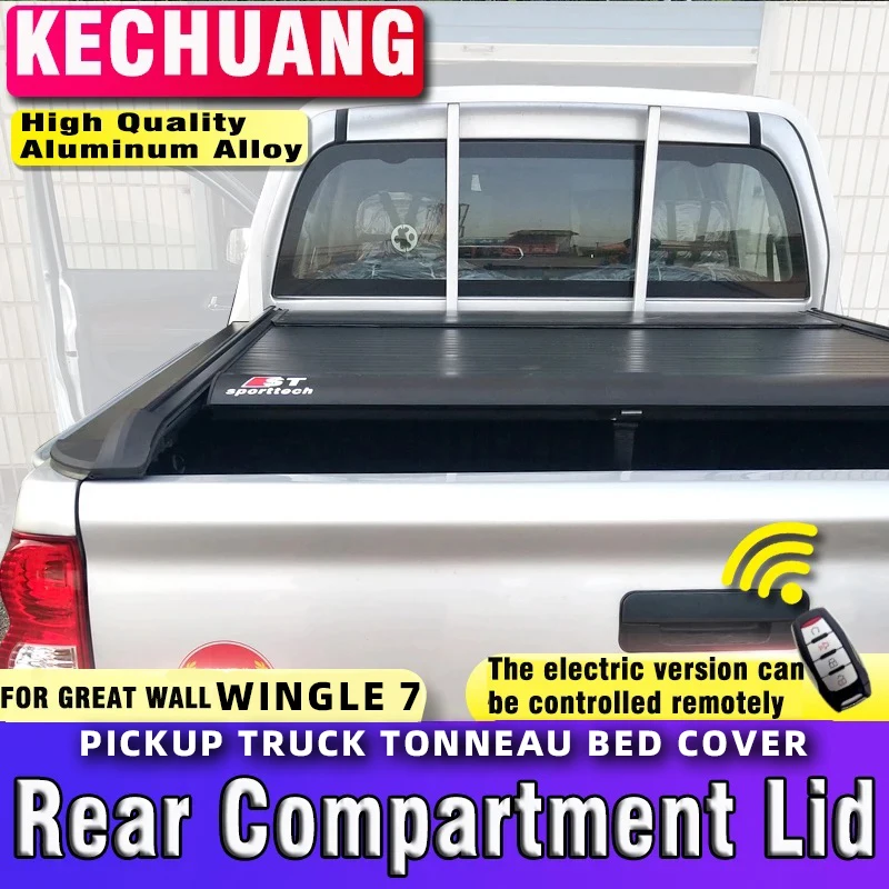 FOR Great Wall WINGLE 5 STEED 6 WINGLE 7 Pickup Truck Tonneau Bed Cover Rear Compartment Lid aluminum rolling curtain push pull