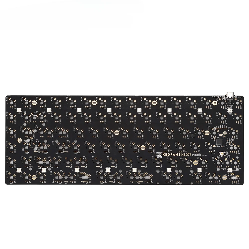 For KBD75 Rev 2.0 84 Key Soldered PCB Motherboard For Customizing 75 Percent 75% Mechanical Keyboard