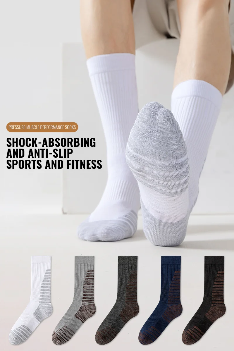 MiiOW Elite chaussettes de basket-ball Performance sport Football chaussette longue rembourrée évacuant l'humidité randonnée course épaissir serviette chaussettes