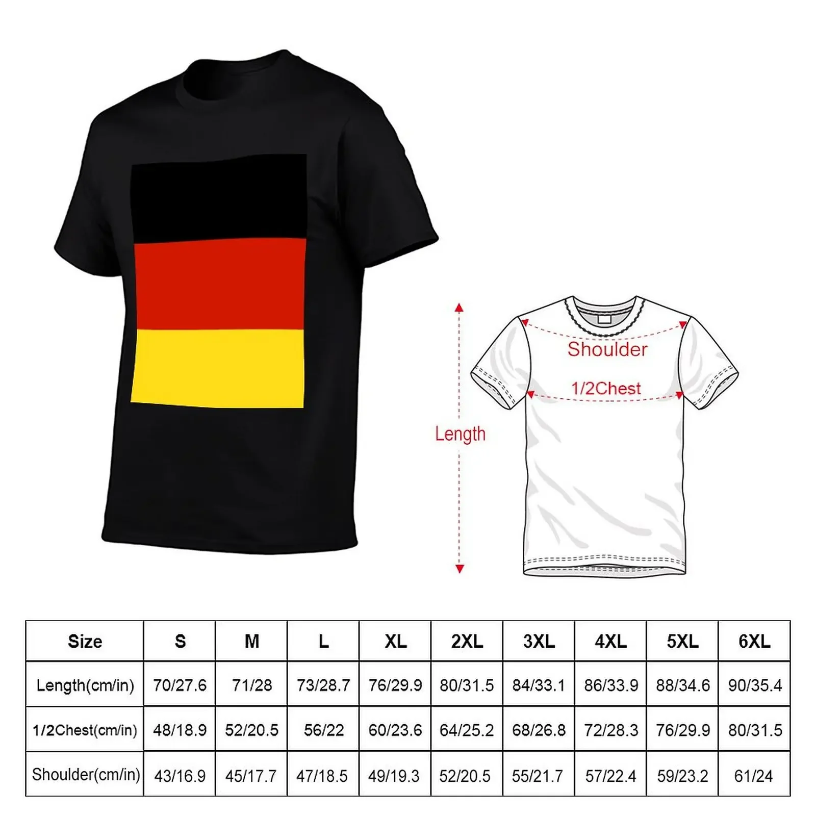 German flag T-Shirt oversized t shirt graphic t shirts quick-drying mens designer t shirt