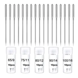 10Pc Household Sewing Machine Needles Kit Packing #9 #11 #12 #14 #16 #18 for Old Type Janome Sewing MachineSinger Brother Sewing