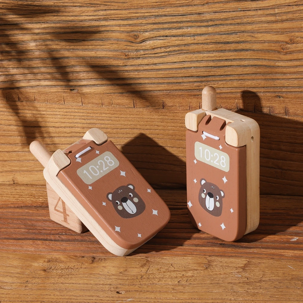 Montessori Baby Spielzeug Cartoon Flip Handy Mit Spiegel Kinder Finger Drücken Und Die Sinne Berühren Die Spielzeug Mobile Schlüssel Lernen – Detail 10