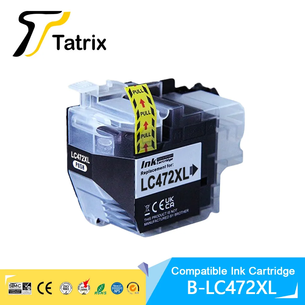 Tatrix LC472XL 472XL LC472 Compatible Ink Cartridge For Brother MFC-J2340DW MFC-J3540DW MFC-J3940DW printer