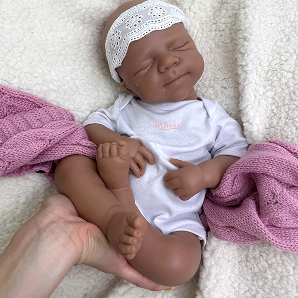 47 سم إغلاق العيون باسكال الصلبة السيليكون تولد من جديد طفل فتاة / صبي قابل للغسيل لمسة ناعمة مصنوعة يدويا دمية بيبي لجميع الفنان