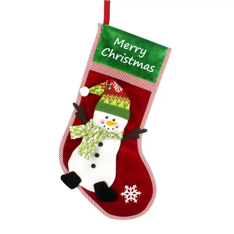 

High Capacity Mini Christmas Stockings Safety Sock Pendant Exquisite Decorative Socks Christmas Gift Socks Reusable High Quality