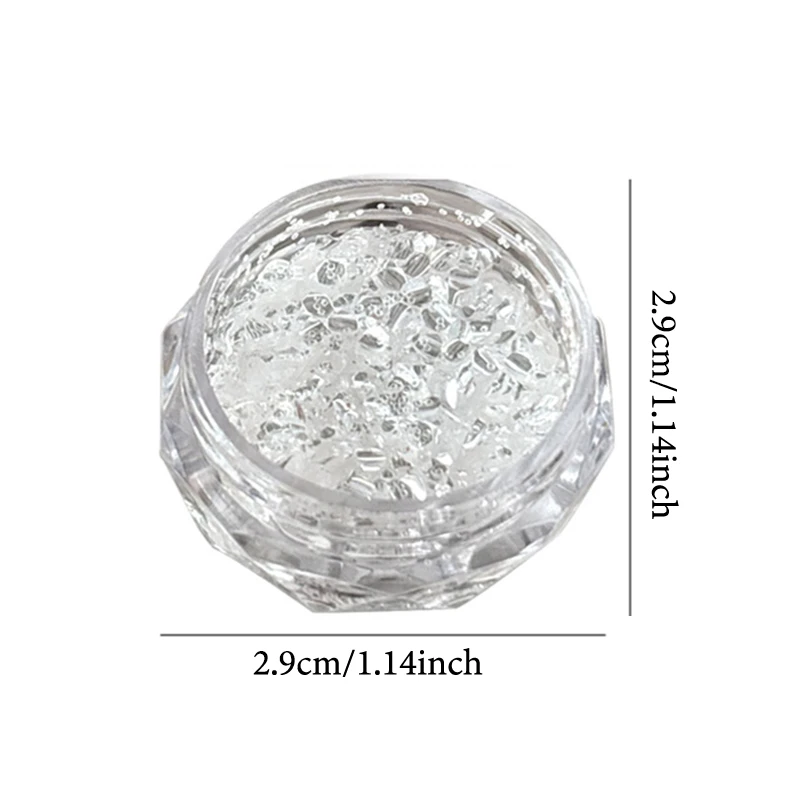 1 doos Mini Sprankelende Nagel Glitter Sprankelende Nageldecoratie Nagelsalon Ontwerp Accessoires DIY Nail Art Design