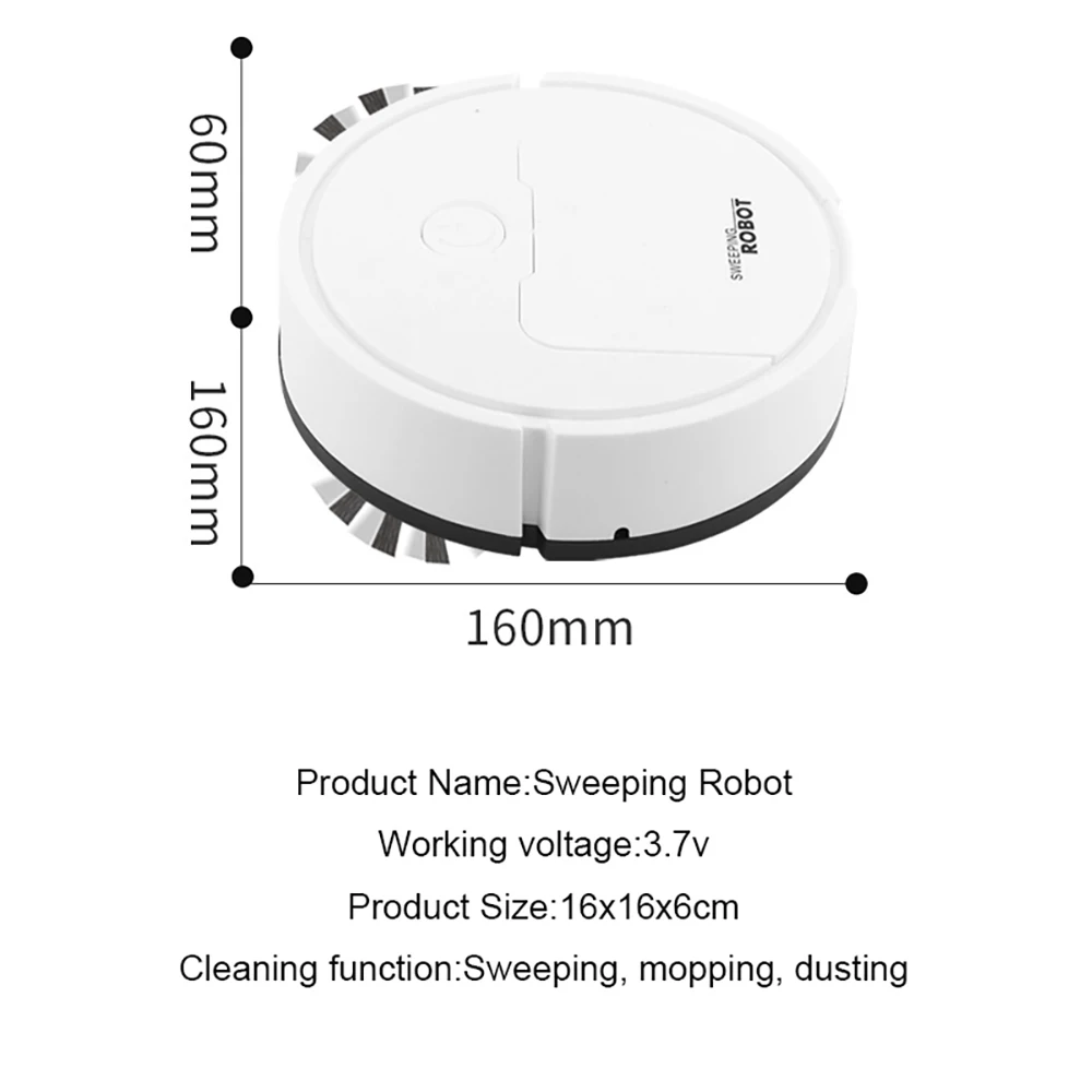 Hoàn toàn tự động quét Robot hút và quét lau hộ gia đình lười biếng người thông minh ba trong một máy quét