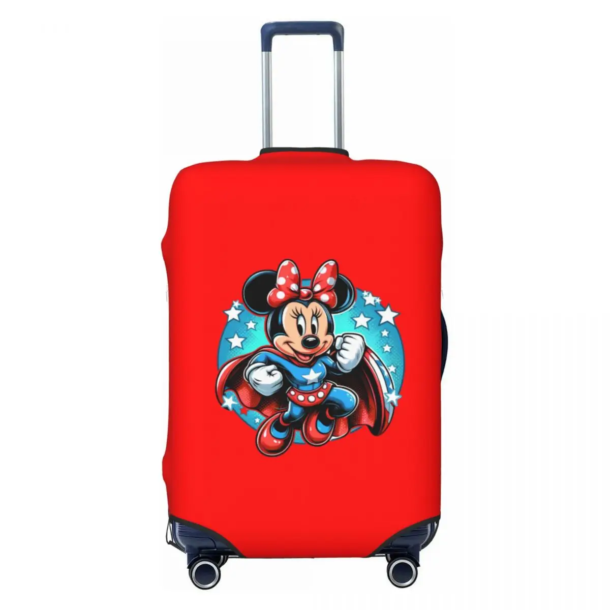 

Custom Mickey Mouse Anime Cartoon Travel Luggage Cover Dust Proof Suitcase Cover Protector Fit 18-32 Inch