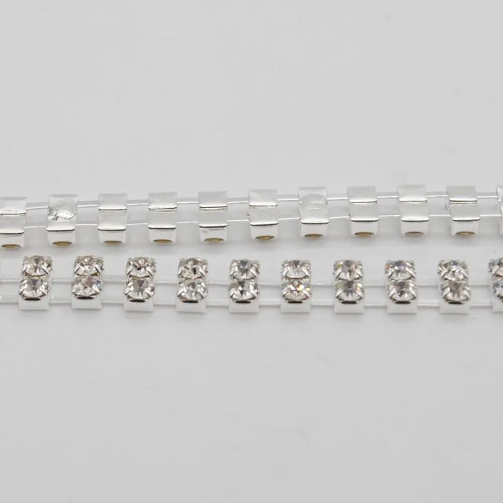 2 SZT. 1 Para Srebrne, Urocze Damskie Ramiączka do Biustonosza, Regulowane, Dwurzędowe, Modne Ramiączka na Ramię