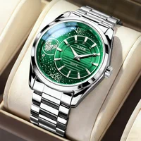 Relojes de Lujo LIGE para Hombre, Luminosos, Resistentes al Agua, con Fecha y Día de la Semana, Reloj de Pulsera de Acero Inoxidable, Relojes de Cuarzo para Hombre, Reloj Hombre