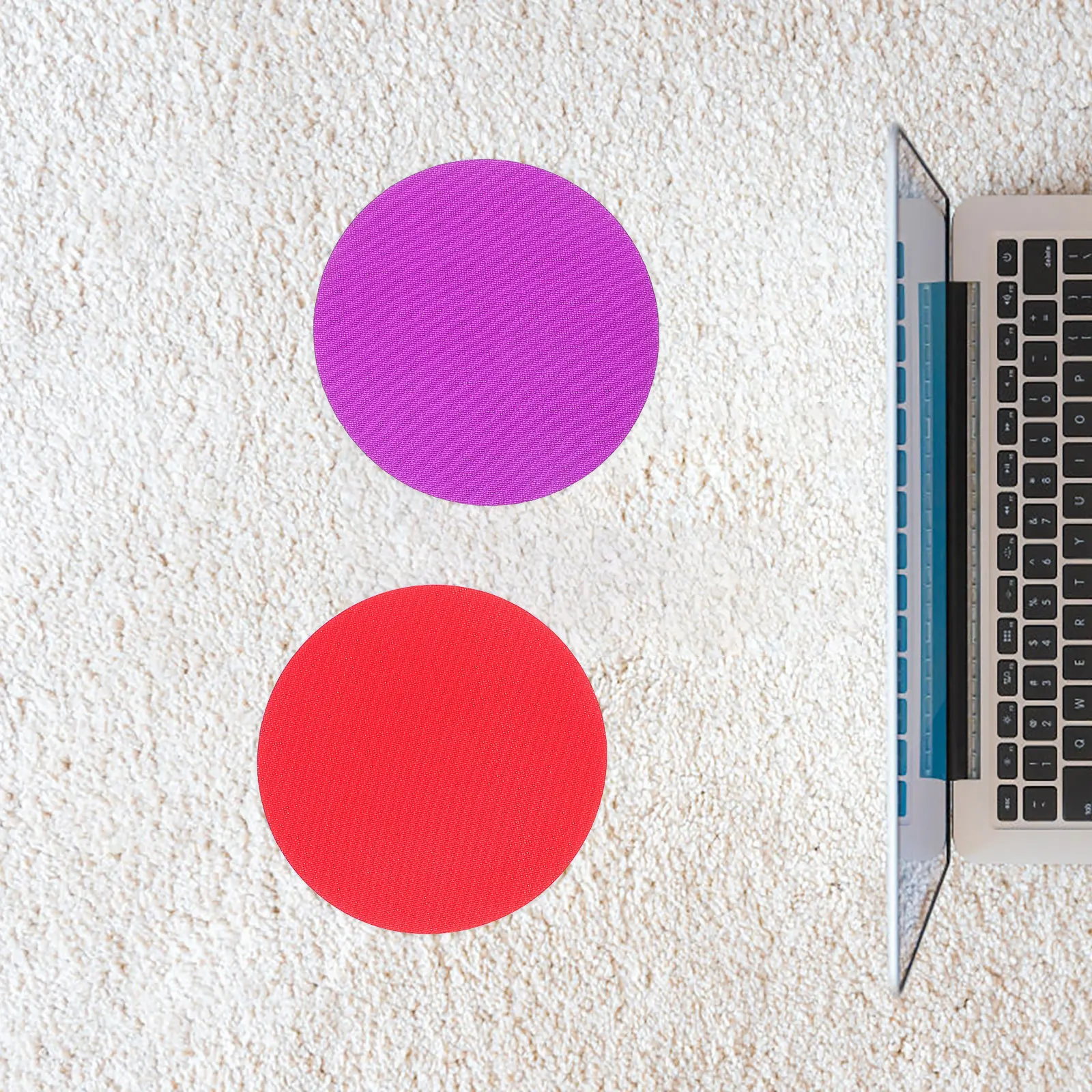 

30Pcs Colorful Round Carpet Marker Stickers 12.5cm for Kids Classroom Games Family Training Carpet Sticker for Teaching