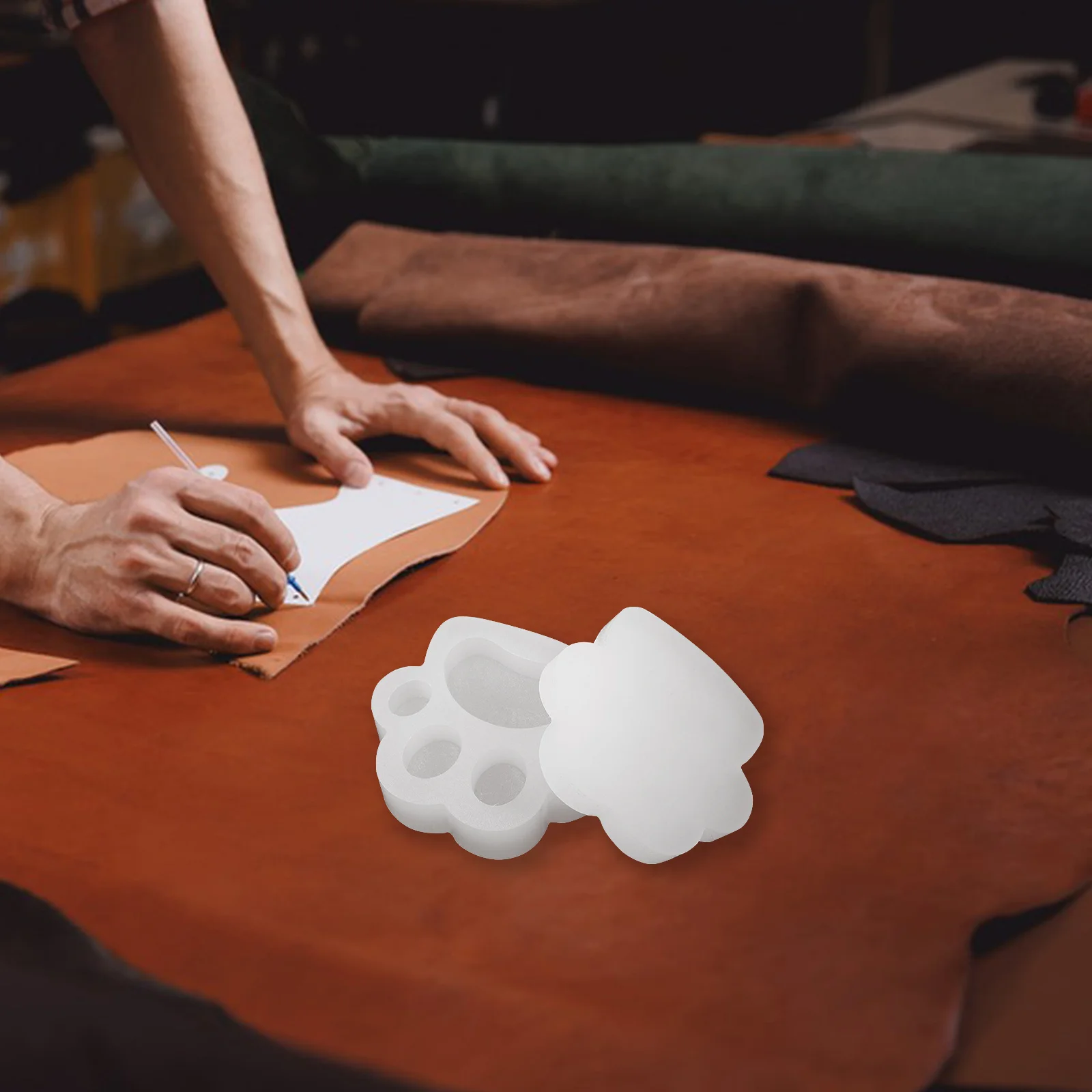 

1 комплект, форма для формирования кошачьего когтя из смолы, толстая основа для DIY, ремесла, ремешок для изготовления отверстий, форма для рукоделия из смолы