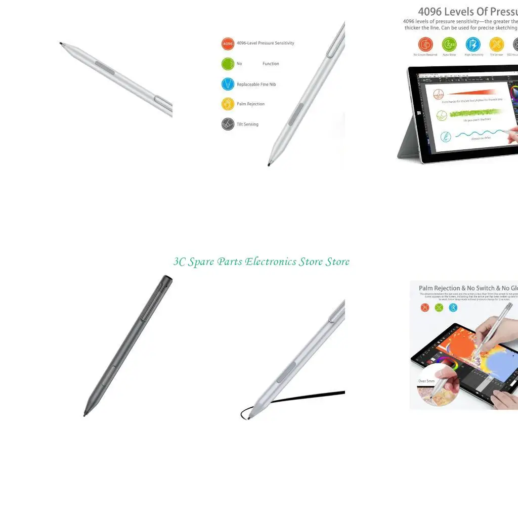 

SZ Professional Drawing Styluses Fast Response Ergonomic Grip Tablets Compatibility