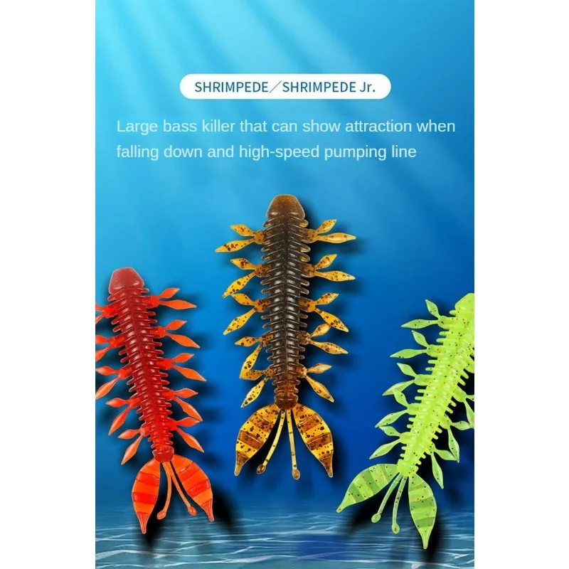 

10pcs 7cm LUYA Realistic Attitude Highly Effective Fish Attractor Floating Water Imitation Falling Insect Soft Lure Bass Killer