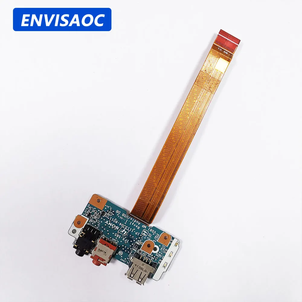 Dla Sony Vaio VPCF2 VPCF231FD VPCF226FM PCG-81311M Laptop słuchawki Audio interfejs USB Jack board IFX-585 1P-1113203-8011