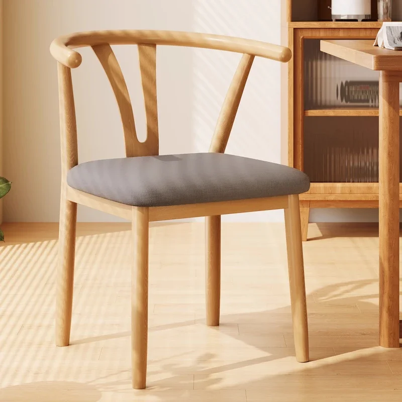 

High Quality Aesthetics Chair Solid Wood Modern Minimalist Living Room Chairs Relax Simplicity Unique Muebles Home Furniture