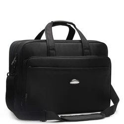 Maletines de gran capacidad para ordenador portátil de 17 pulgadas para hombre, bolsas de viaje impermeables de color negro, bolso de hombro para MacBook, Hp, Dell y Lenovo