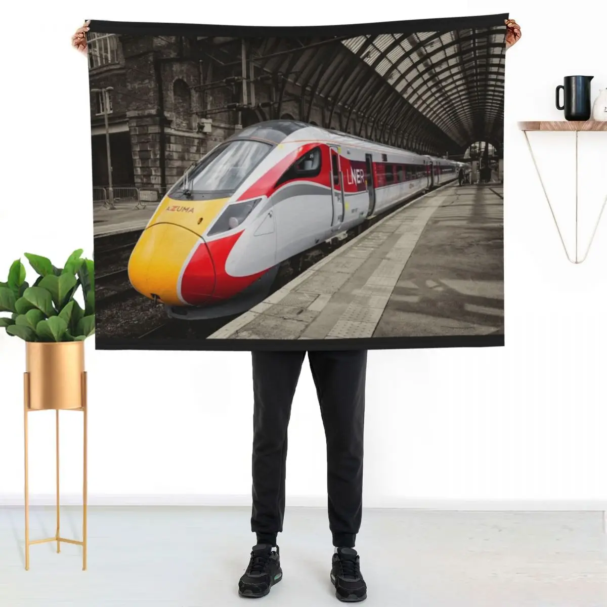 Azuma at the Cross Throw Blanket blankets ands Weighted Designers Plush Warm Sleeping Bag Blankets