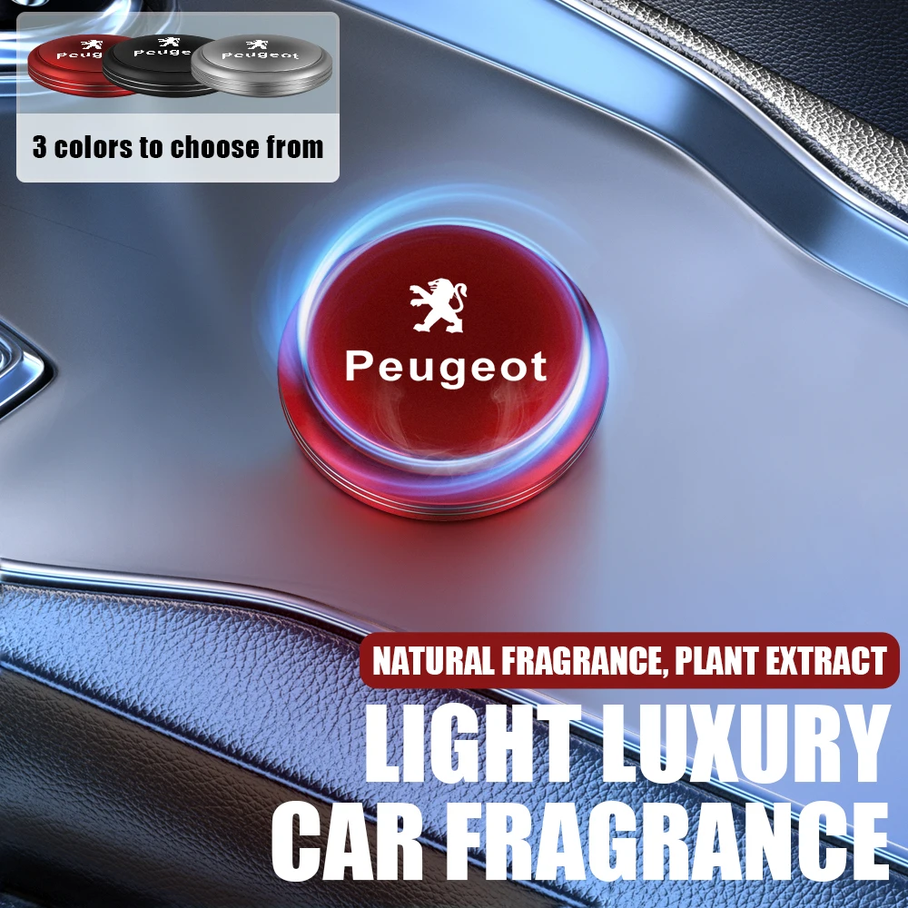 Ambientador para coche, difusor de fragancia, accesorio de aromaterapia para Peugeot 206, 207, 2008, 308, 508, 107, 208, 307, 3008, tapa de válvula