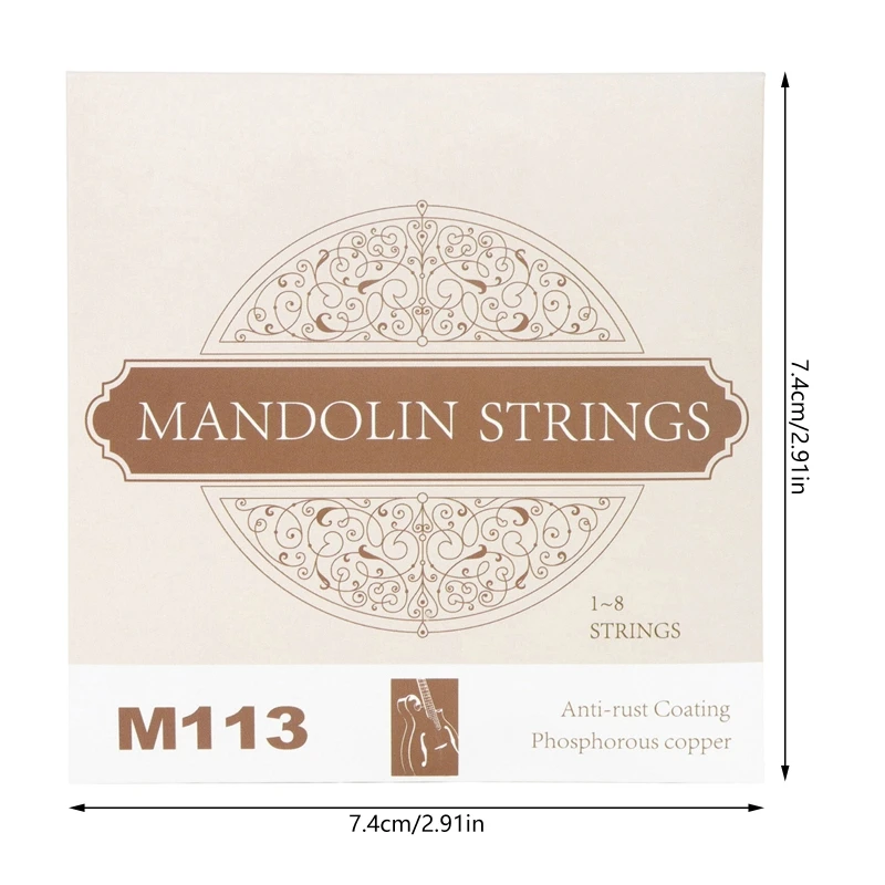 

Mandolin Accessories Part String Set Mandolin Strings Set For 8 String Mandolin