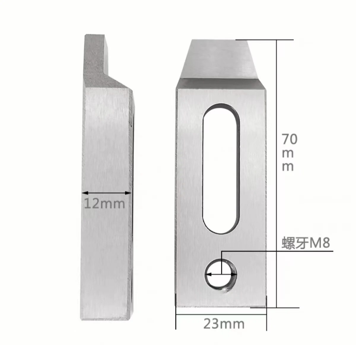 Imagem -06 - Braçadeira de Suporte de Gabarito de Parafuso m8 de 70-90 mm Garra de Torno Cnc para Máquina Edm de Corte de Fio Sodick Dwc Aço Inoxidável