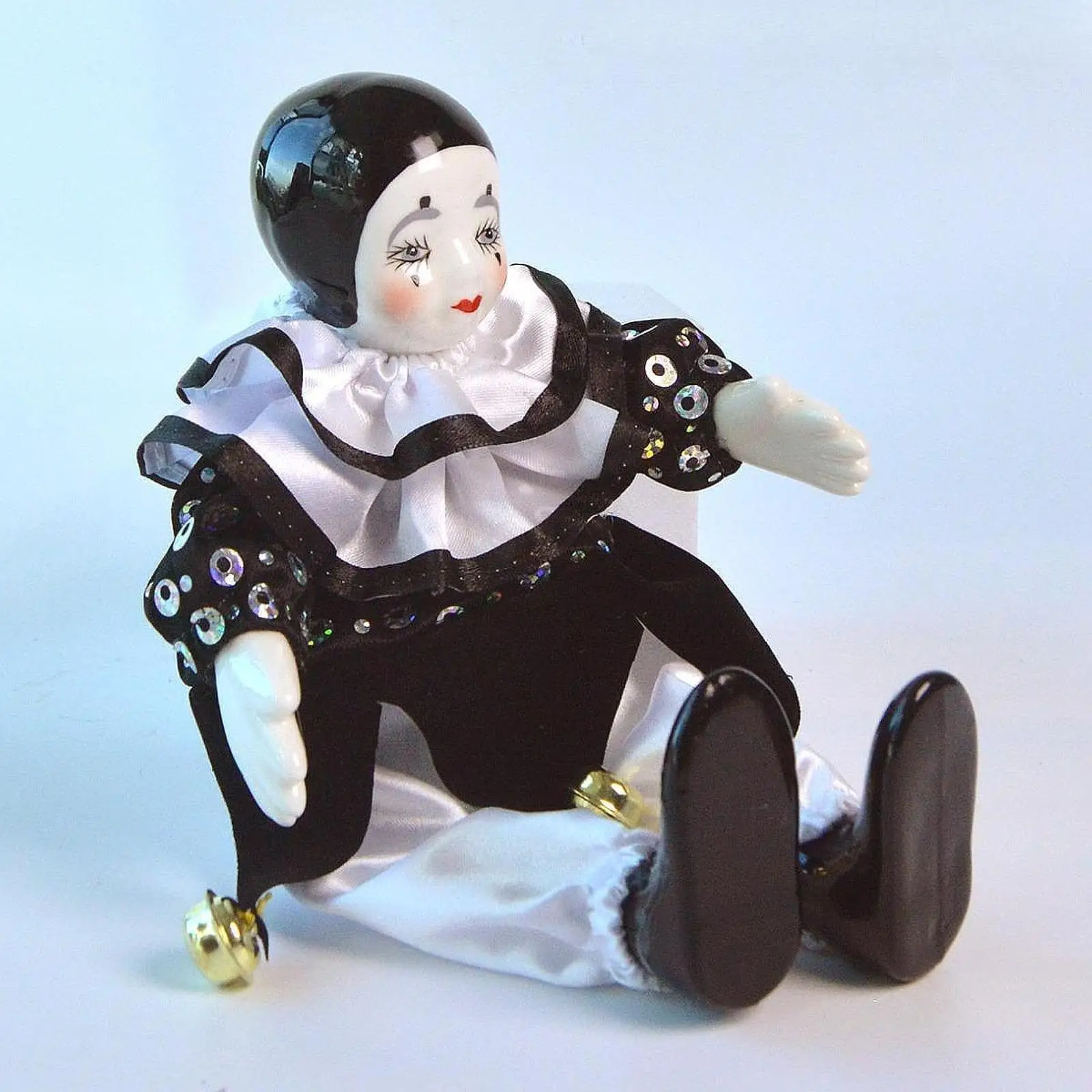Clown-Puppe, Figur, Skulptur, Sammlerstück, Keramik, Neuheit, kreativ