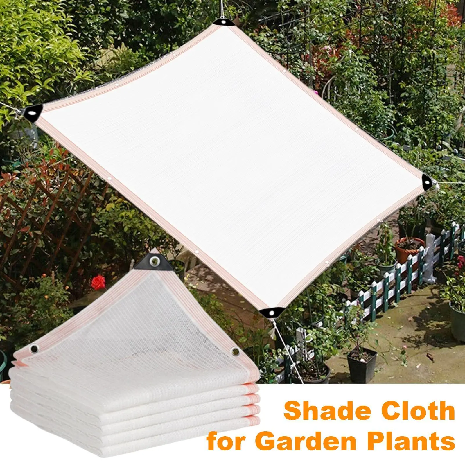 

Ткань для тента для садовых растений, садовая сетчатая брезент с втулками, крышка теплицы, солнцезащитная сетка, термозащитная сетка, брезент с