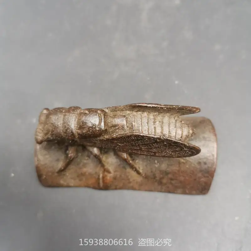 Collection of Ancient Antiques: Pure Cicada, Scorpion, Snail, Retro Old Baojiang, Weigher, Pen Holder, Copper