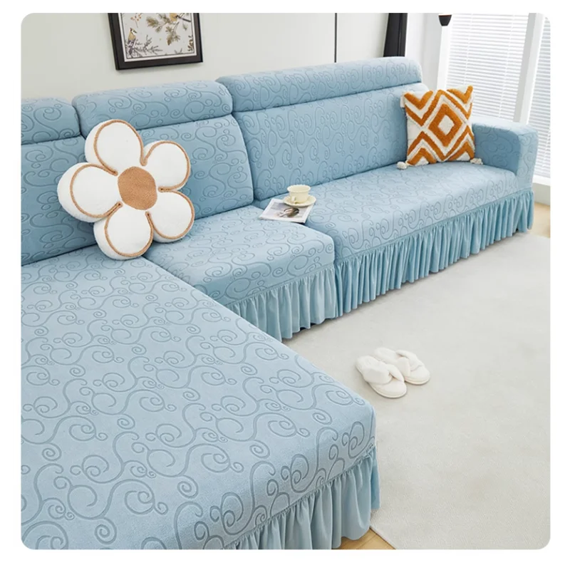 

Elastic thickened three-seat one-concubine sofa cover, new combination set, all-inclusive universal sofa cushion, universal in a