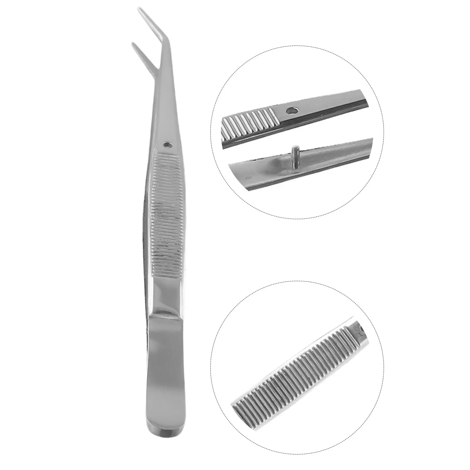 1 Pcs Nippers Tweezers Picking Silver Tweezers Hand Tools High Quality Clipping Nail Art Rhinestones Or Decoration