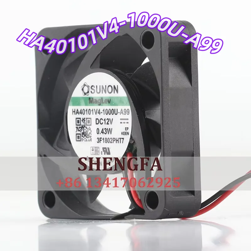 Brand new SUNON HA40101V4-1000U-A99 12V 0.43W 4010 40X40X10MM magnetic suspension quiet inverter silent fan